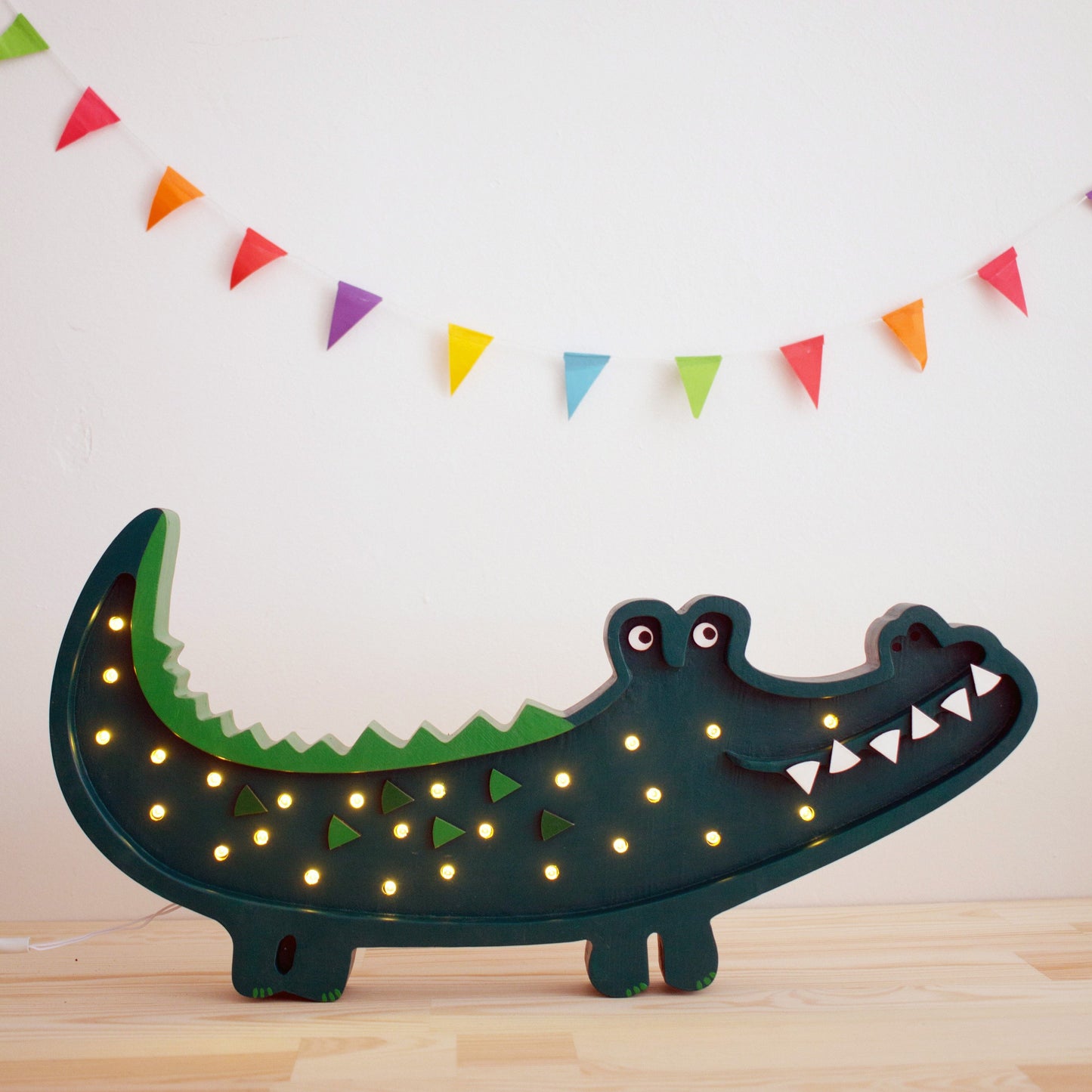 Little Lights Crocodile Lamp by Little Lights US