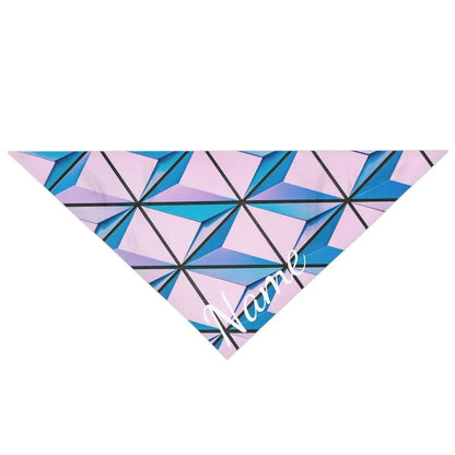 Custom Dog Bandana - Pink Diamond Patterns by GROOMY