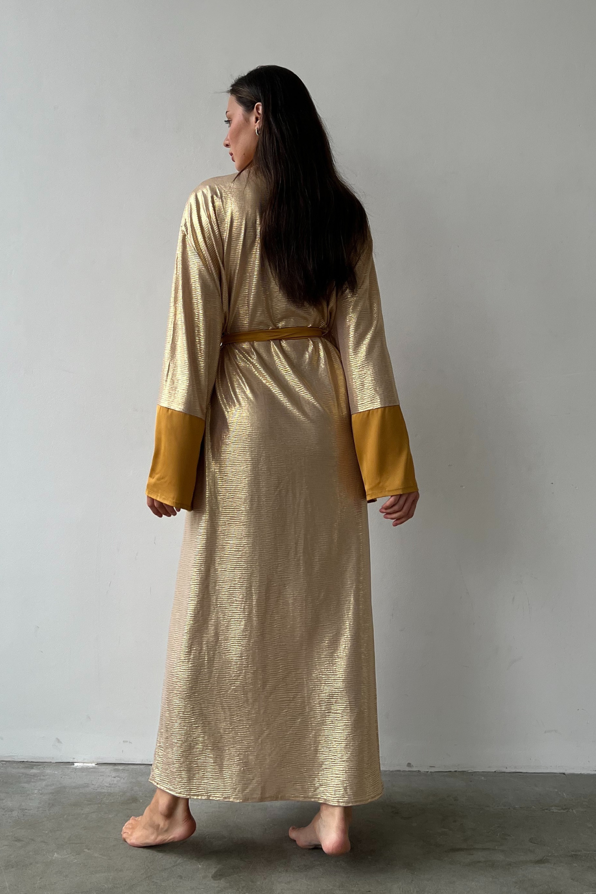 Serena Golden Robe by Angie's Showroom