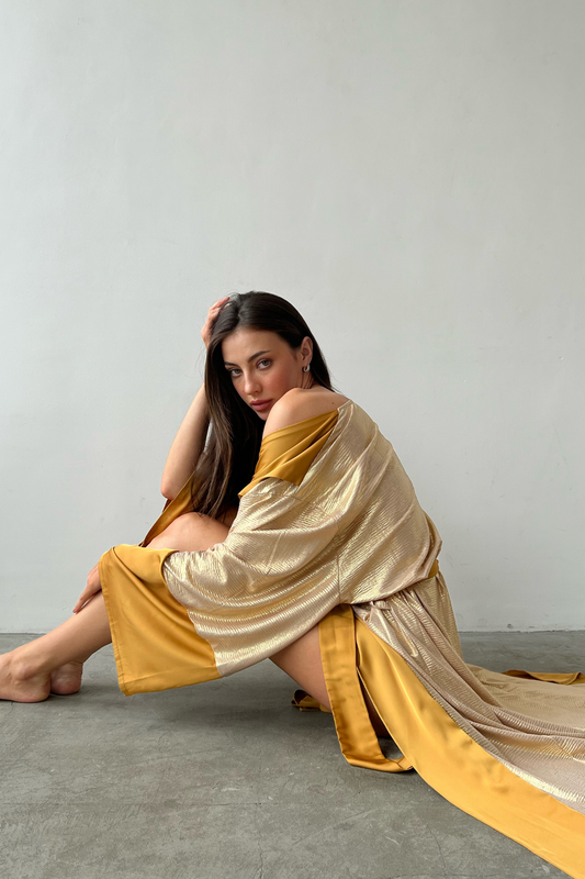 Serena Golden Robe by Angie's Showroom