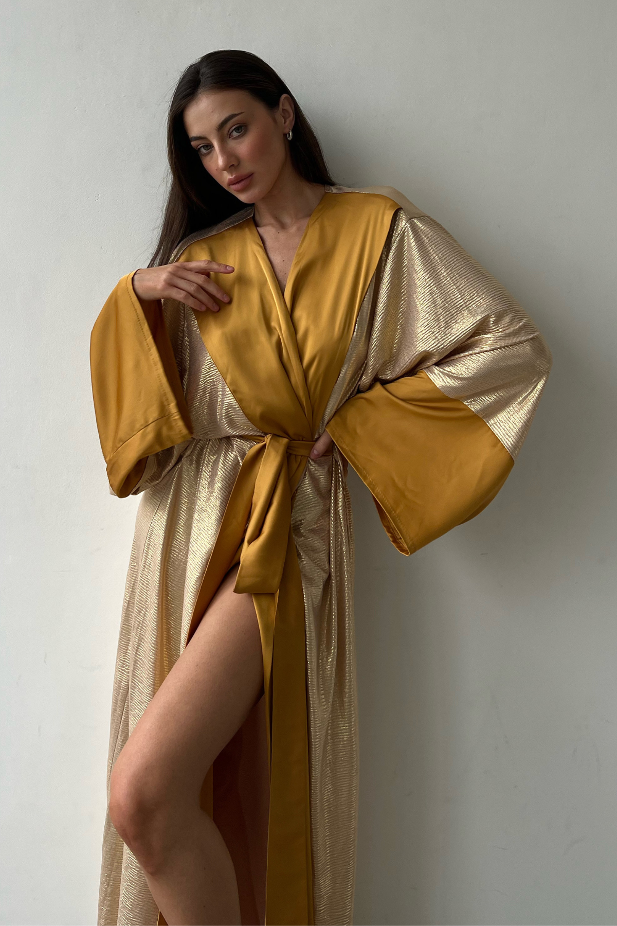 Serena Golden Robe by Angie's Showroom