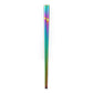 Holographic Rainbow Chopsticks in Stainless Steel by The Bullish Store