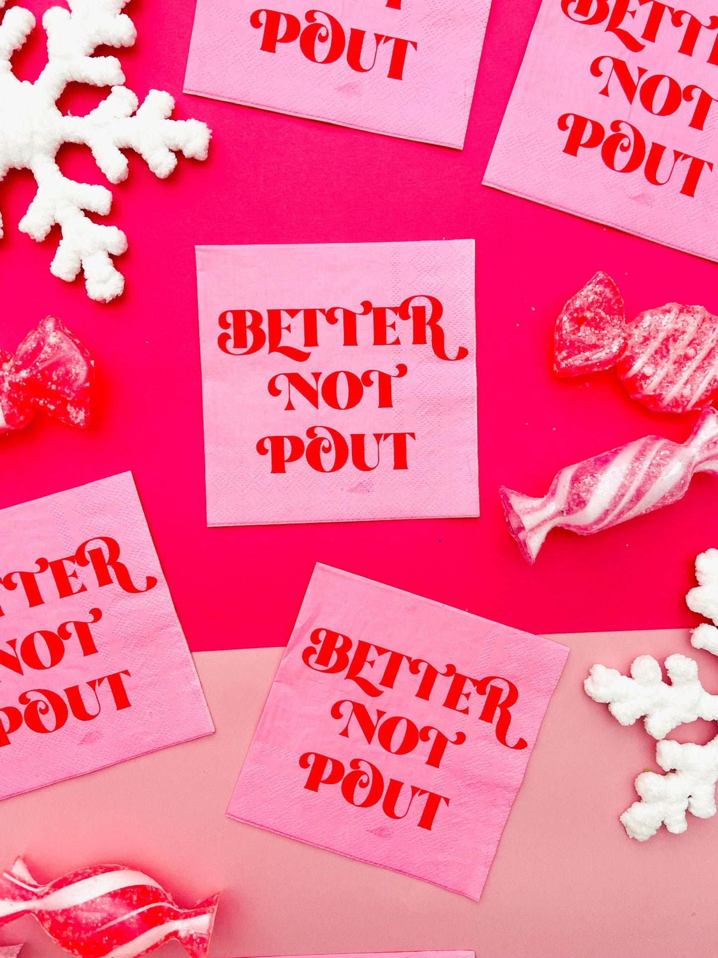 Better Not Pout Napkin by Sprinkles & Confetti | Party Boxes & Party Supplies