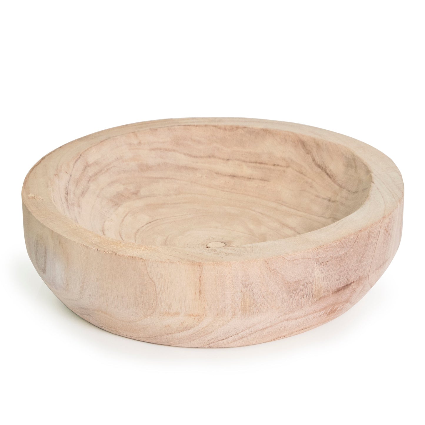 Paulownia Round Bowl by Andaluca Home