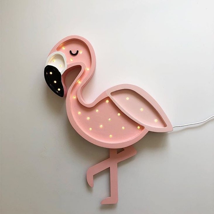 Little Lights Flamingo Lamp by Little Lights US