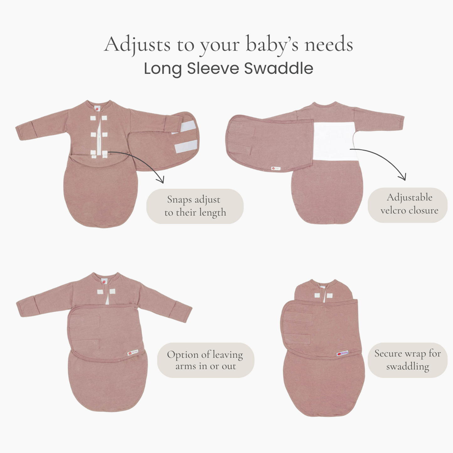 Long Sleeve Starter Swaddle by embé®