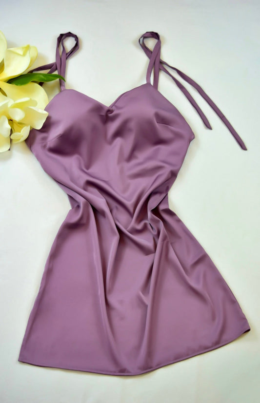 Orchid Pink Slip Dress by Angie's Showroom