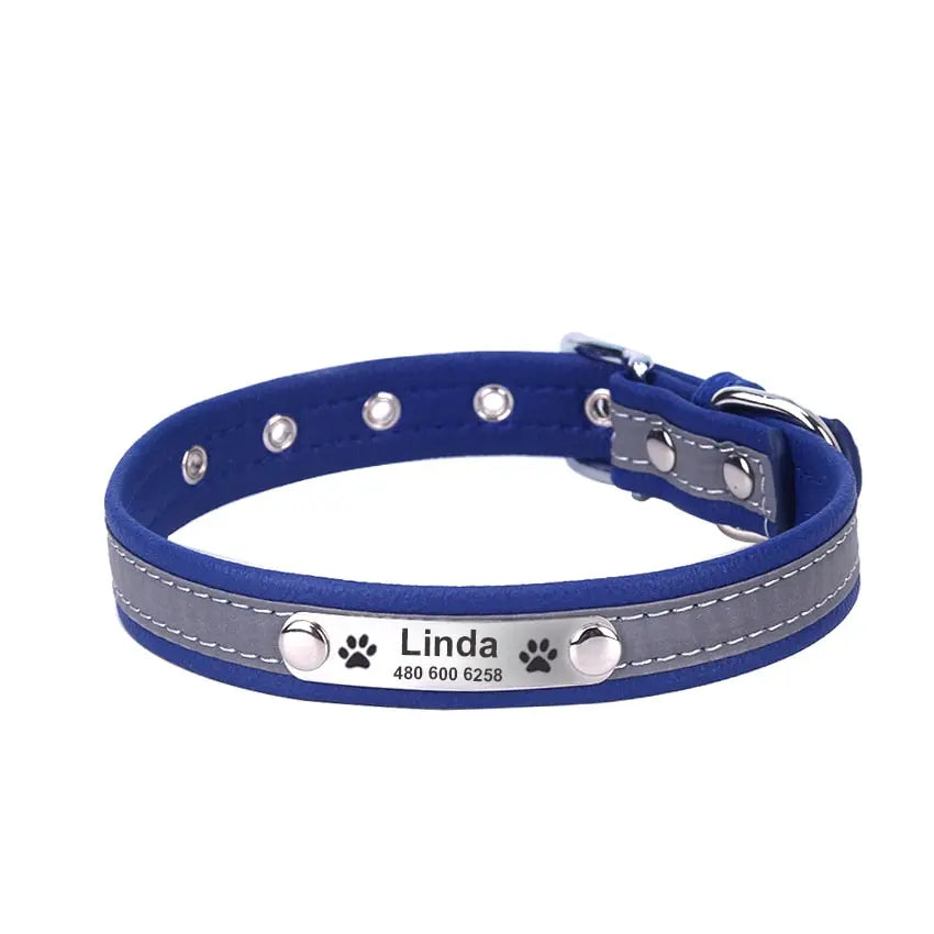 Reflective Dog Collars - Engrave Your Pet's ID by GROOMY