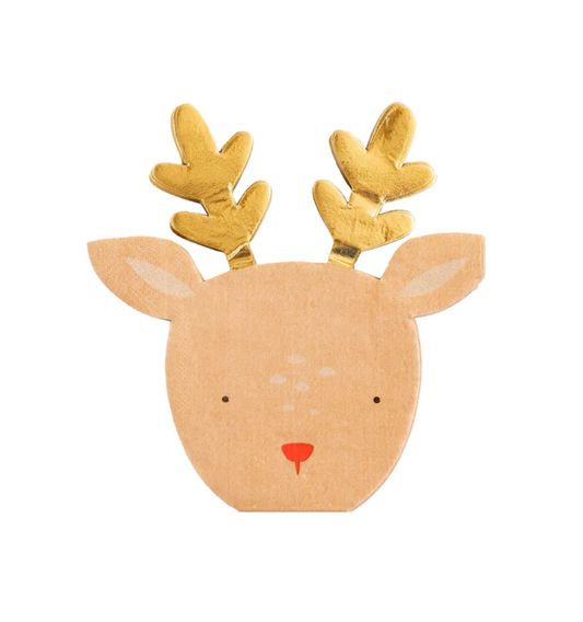 Reindeer Shaped Napkin by Sprinkles & Confetti | Party Boxes & Party Supplies
