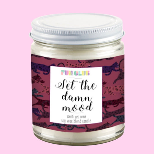 Set The Damn Mood Candle by Fun Club