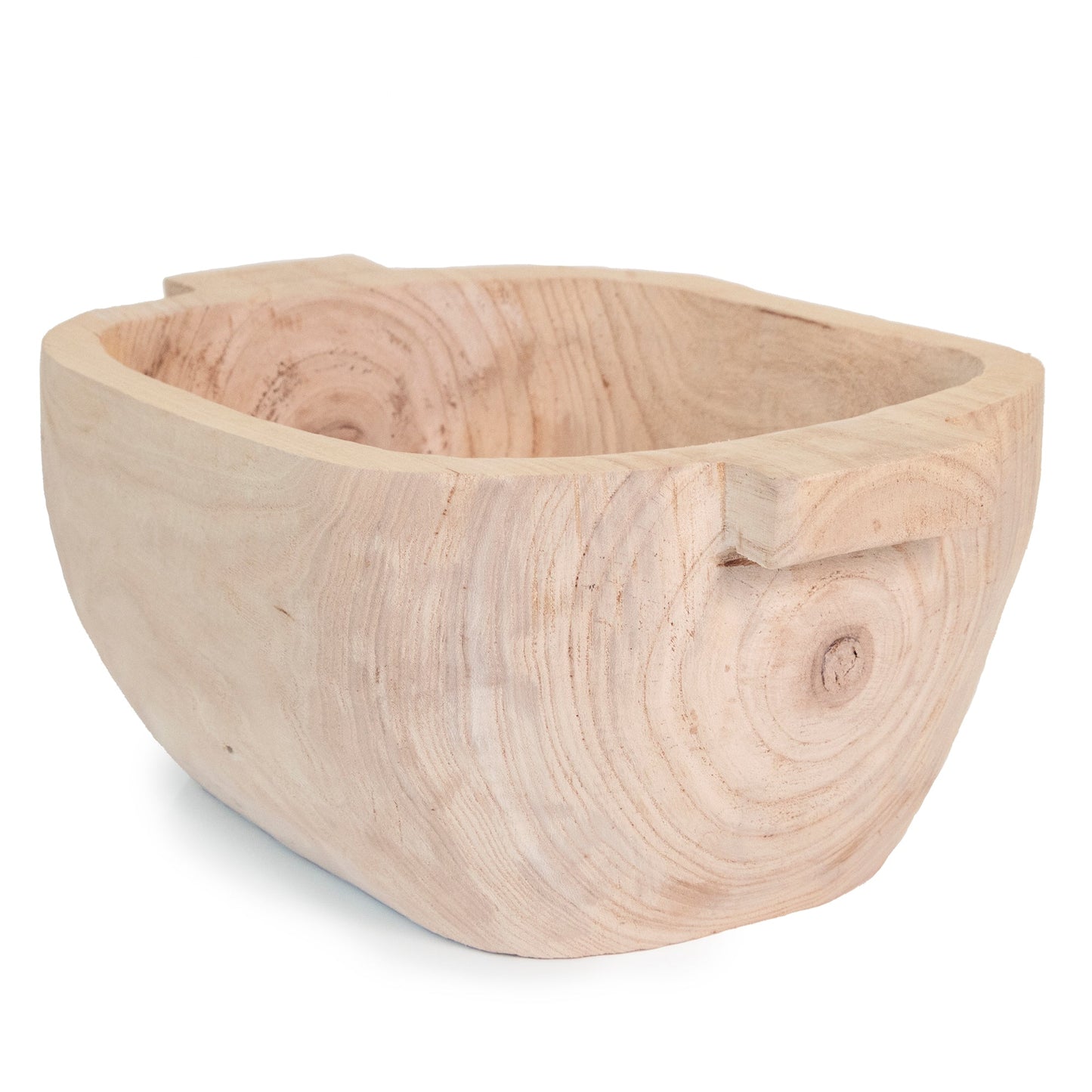 Paulownia Handle Bowl by Andaluca Home