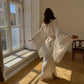Veronica Split Side Viscose Kimono Robe by Angie's Showroom