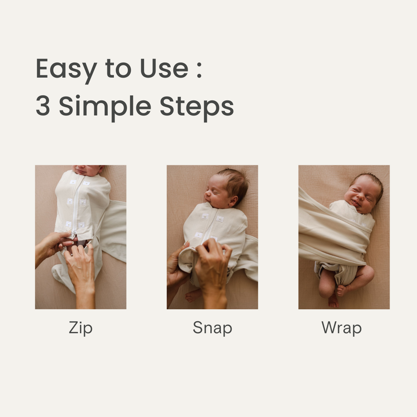 Long Sleeve Starter Swaddle by embé®