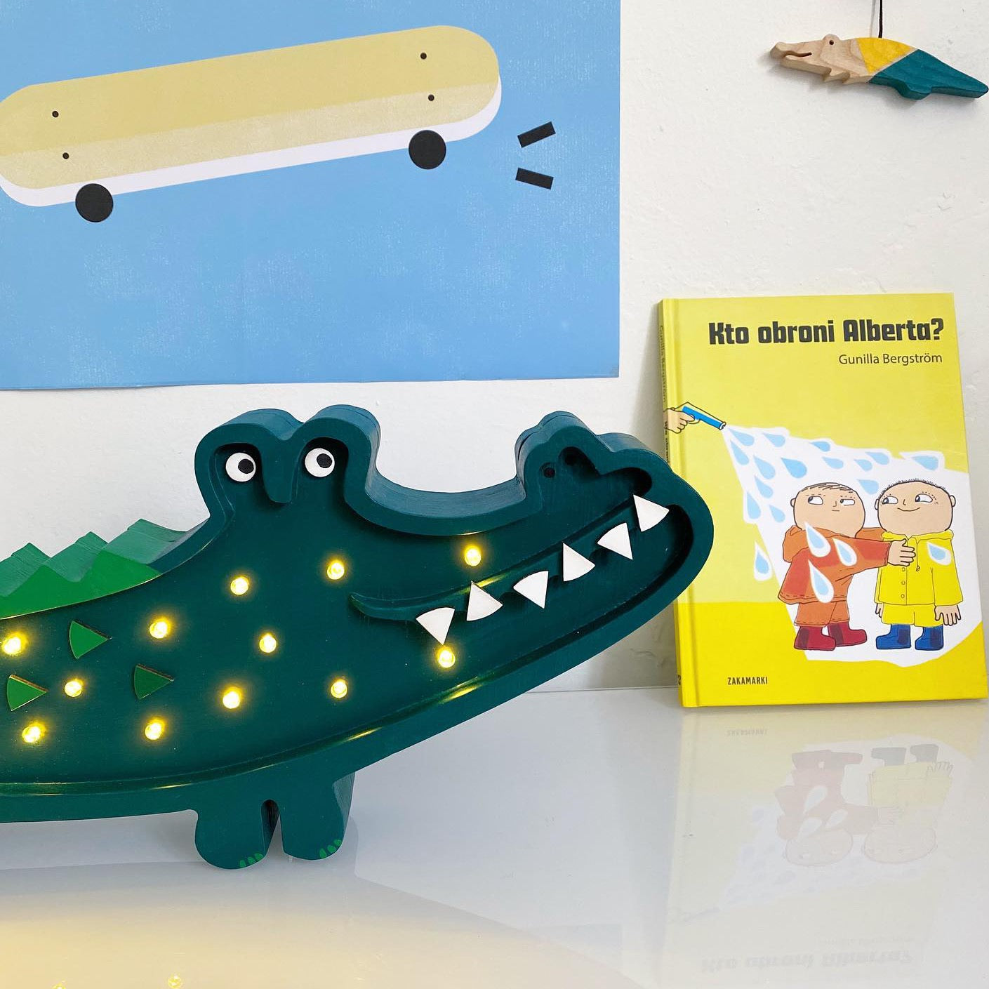 Little Lights Crocodile Lamp by Little Lights US