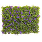 6” x 6” Purple & Green Clover Mat (Set of 12) by Nearly Natural