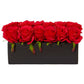 Roses in Rectangular Planter by Nearly Natural