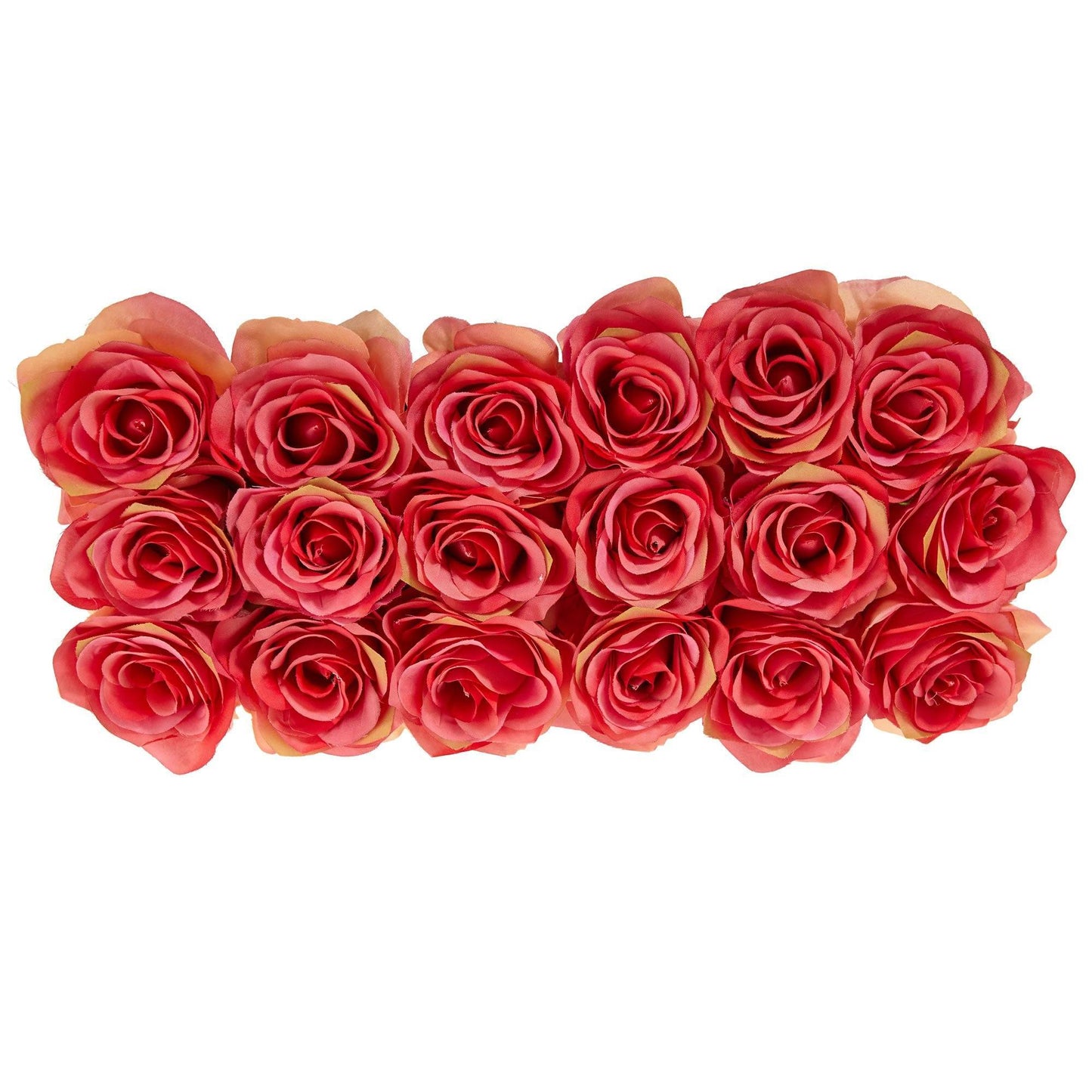 Roses in Rectangular Planter by Nearly Natural