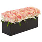 Roses in Rectangular Planter by Nearly Natural