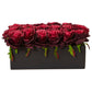 Roses in Rectangular Planter by Nearly Natural