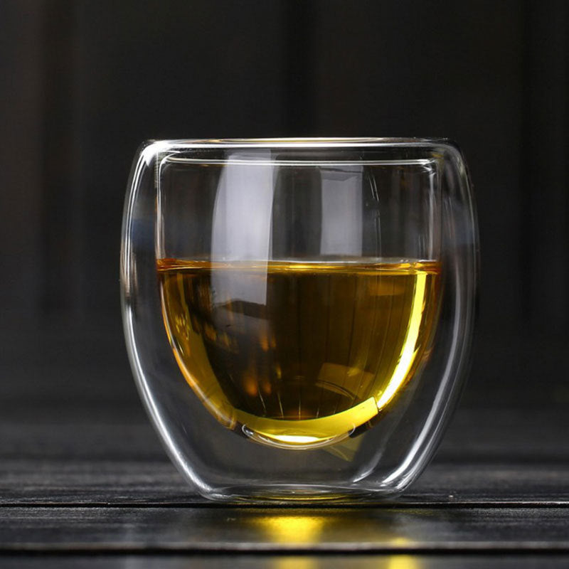 Double Wall Glass Mug by Blak Hom