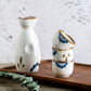 Antique Ceramic Dispenser Cup Sake Kettle Set by Blak Hom