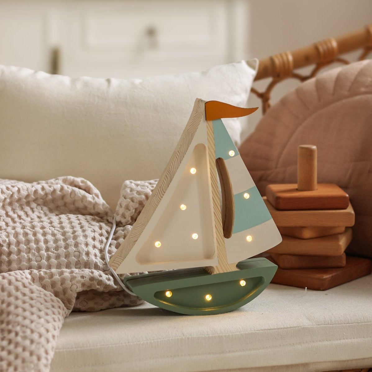 Little Lights Mini Sailboat Lamp by Little Lights US