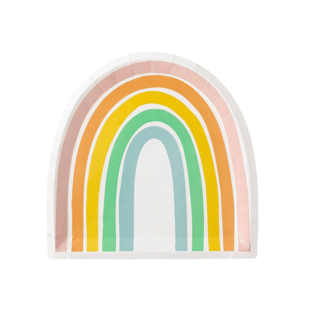Rainbow paper plate by Kailo Chic