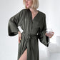 Kimono Silk Long Robe by Angie's Showroom