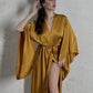 Kimono Sleeves Long Robe by Angie's Showroom