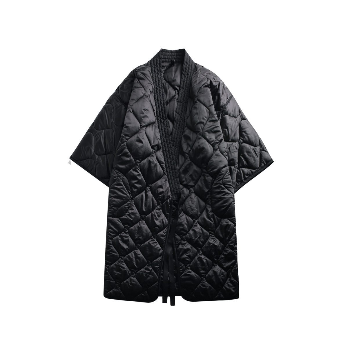 Satoko V-collar Quilted Coat by Marigold Shadows