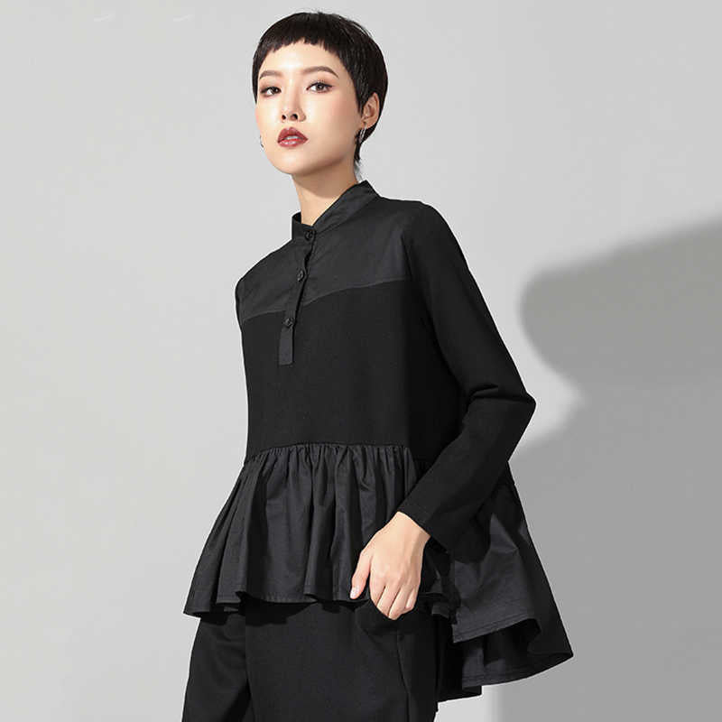 Homura Button Up Ruffle Shirt by Marigold Shadows