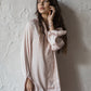 Oversized Ivory Shirt / Nightgown by Angie's Showroom