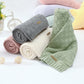 Kids Logo Patched Design Solid Color Knittted Warm Blanket by MyKids-USA™
