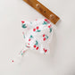 Baby Girls Floral Pattern Sleeveless Summer Rompers With Hat In Summer by MyKids-USA™