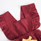 Baby Girl Square Collar Lace Design Denim Fabric Sleeveless Backless Onesies With Bow Decoration by MyKids-USA™