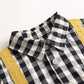 Baby Boy 1pcs Plaid Pattern False 1 Pieces Design Lapel Bodysuit Onesies by MyKids-USA™