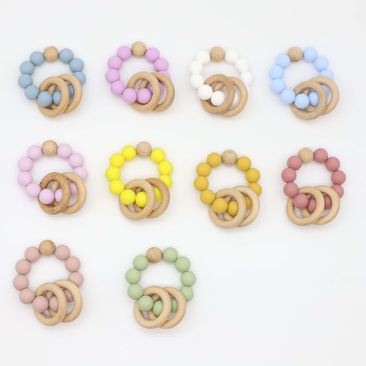 Baby Multicolor Chewable Teether Chain Soothing Chain by MyKids-USA™