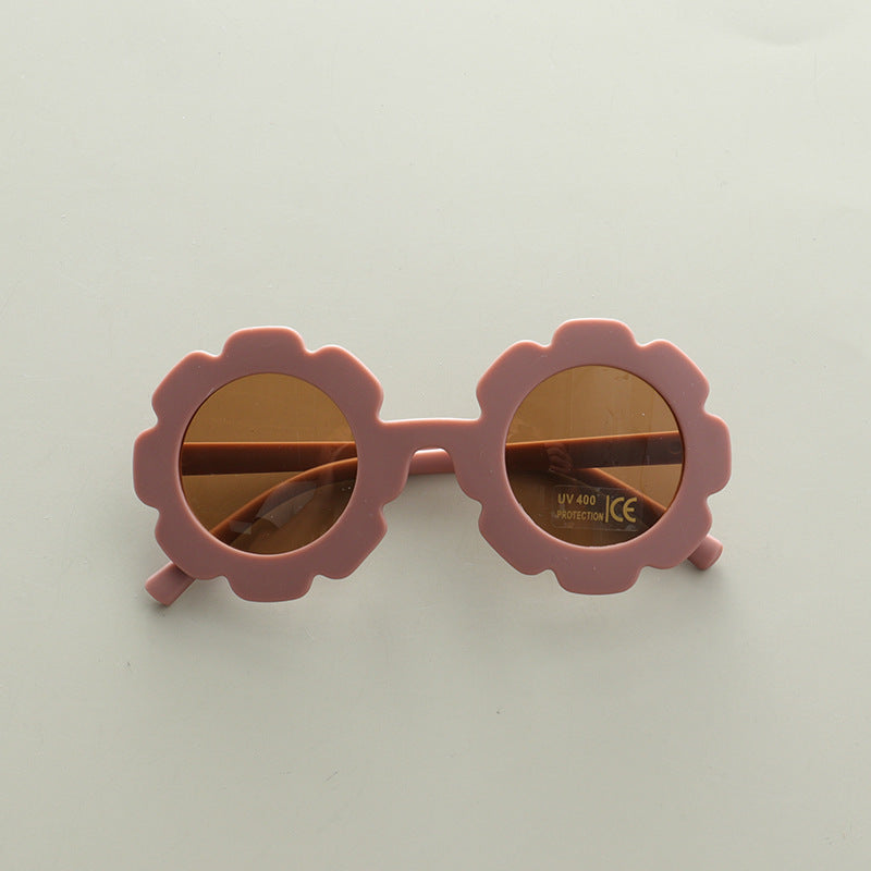 Kids Boy And Girl Flower Frame Shape Cute Fashion Sunglasses by MyKids-USA™