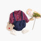 Baby Boy 1pcs Plaid Pattern False 1 Pieces Design Lapel Bodysuit Onesies by MyKids-USA™