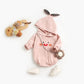 Baby Cartoon Pattern Korean Style Onesies With Hat by MyKids-USA™