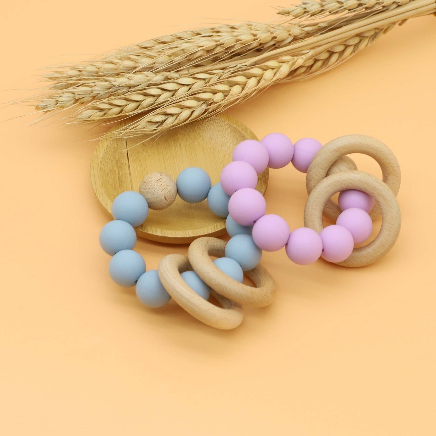 Baby Multicolor Chewable Teether Chain Soothing Chain by MyKids-USA™