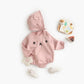 Baby 1pcs Cartoon Print Pattern Long Sleeved Cotton Triangle Onesies With Hat by MyKids-USA™