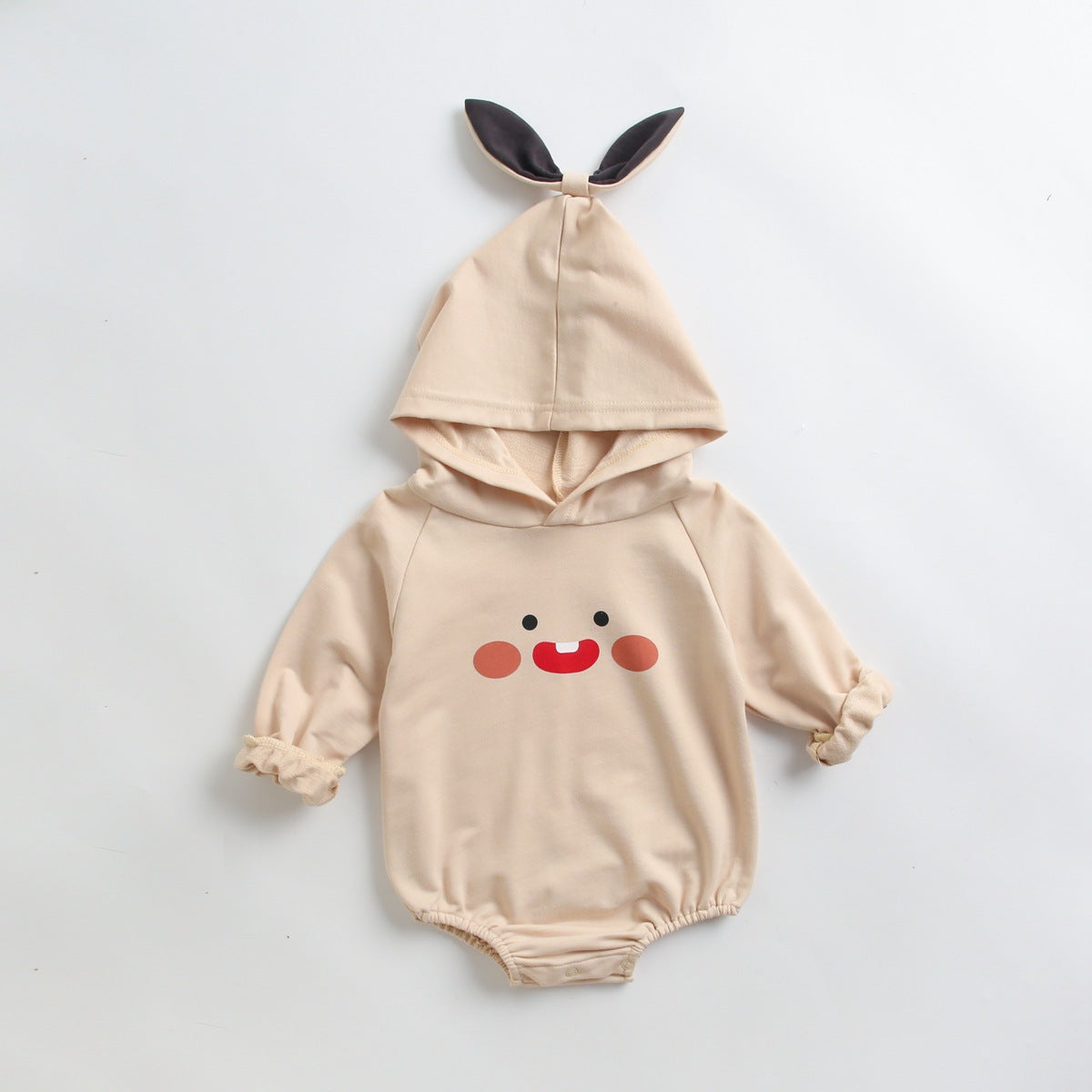 Baby Cartoon Pattern Korean Style Onesies With Hat by MyKids-USA™