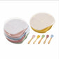Baby Silicone Compartment Plate With Wooden Spoon by MyKids-USA™