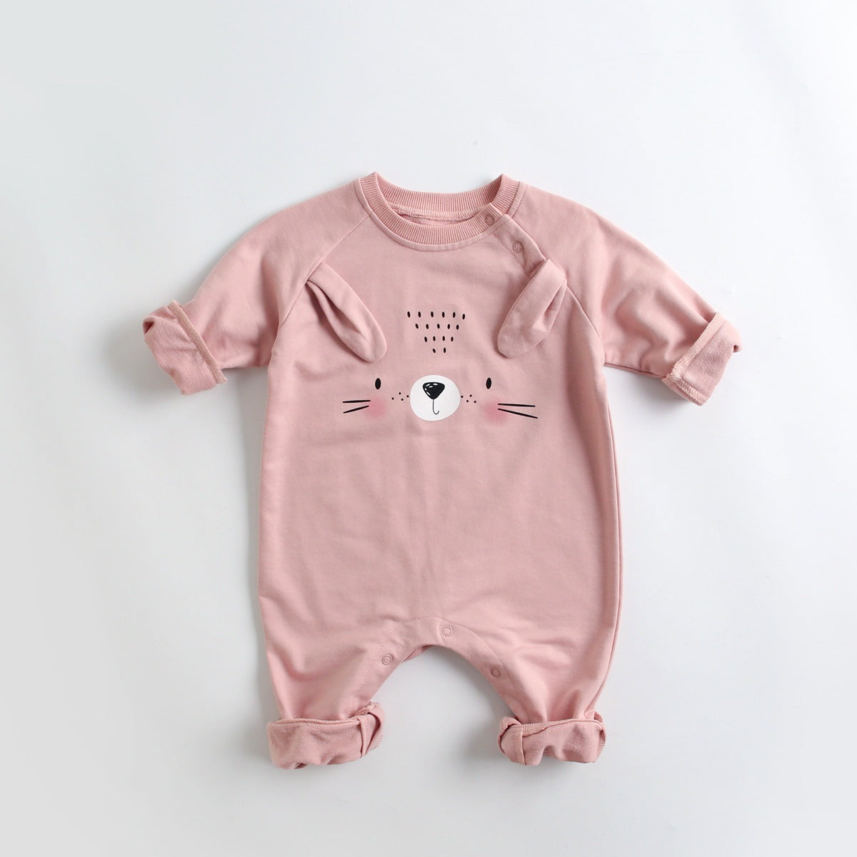 Baby Cartoon Animal Pattern Soft Cotton Long Sleeved Cute Romper by MyKids-USA™