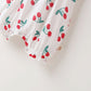 Baby Girls Floral Pattern Sleeveless Summer Rompers With Hat In Summer by MyKids-USA™