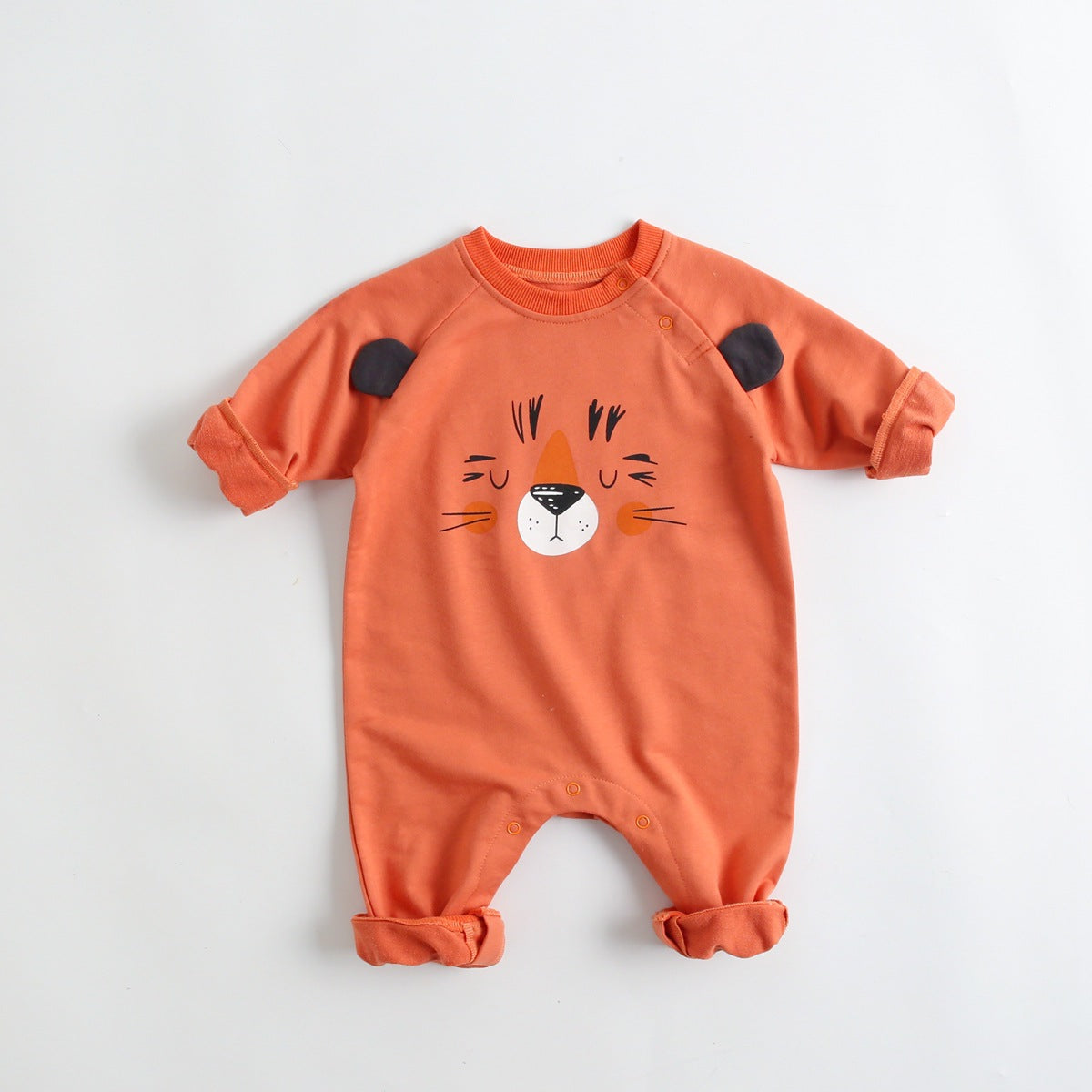 Baby Cartoon Animal Pattern Soft Cotton Long Sleeved Cute Romper by MyKids-USA™