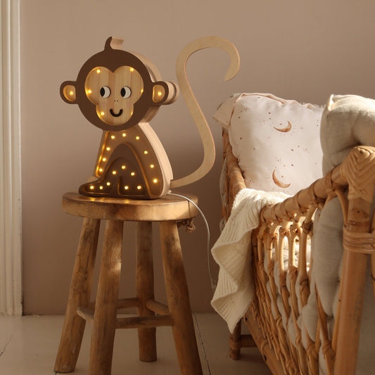 Little Lights Monkey Lamp by Little Lights US