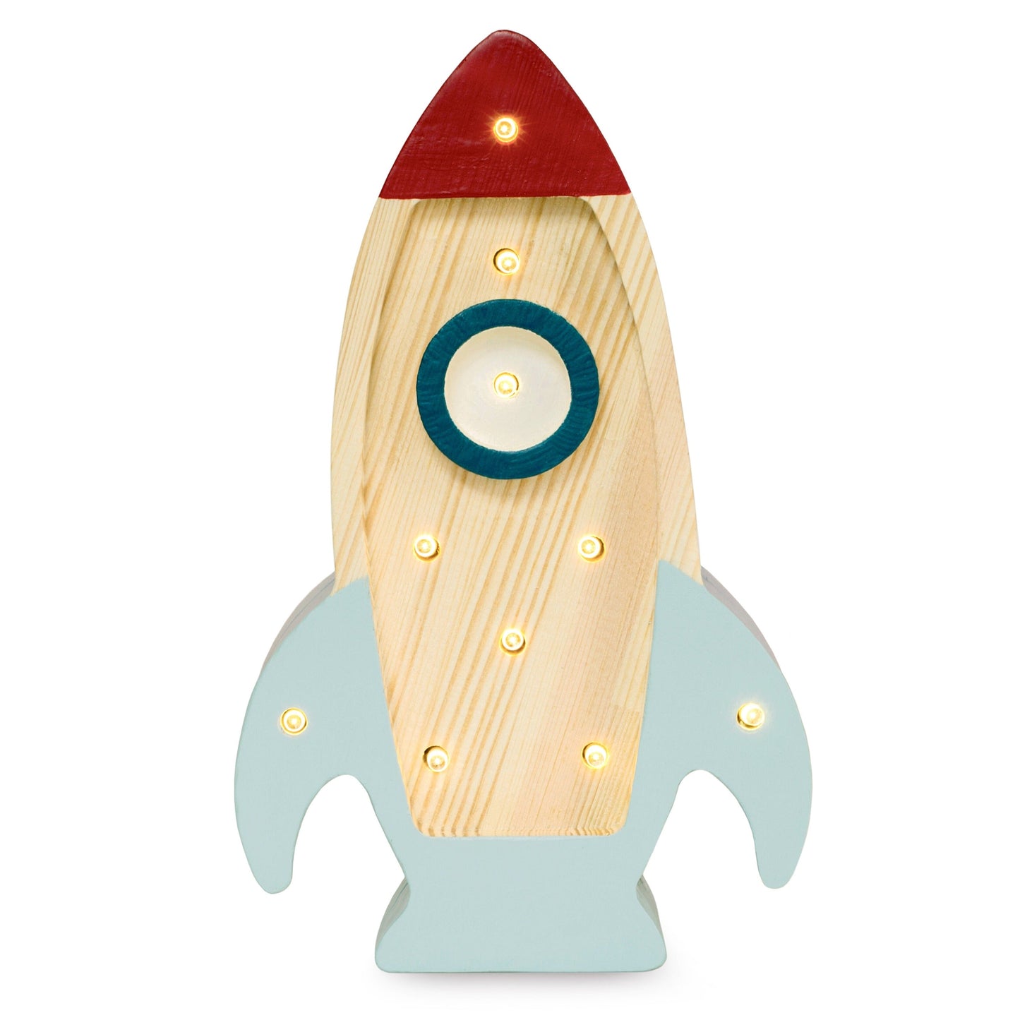 Little Lights Mini Rocket Ship Lamp by Little Lights US