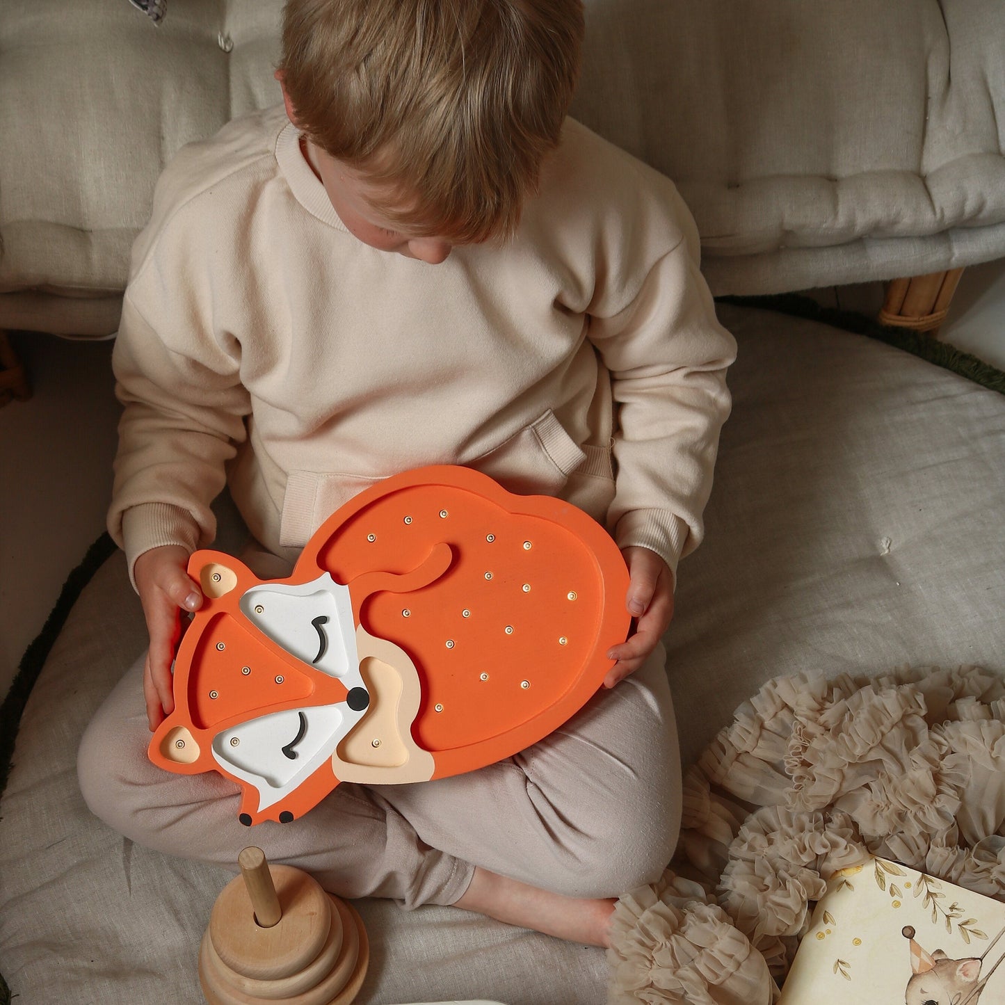 Little Lights Baby Fox Lamp by Little Lights US